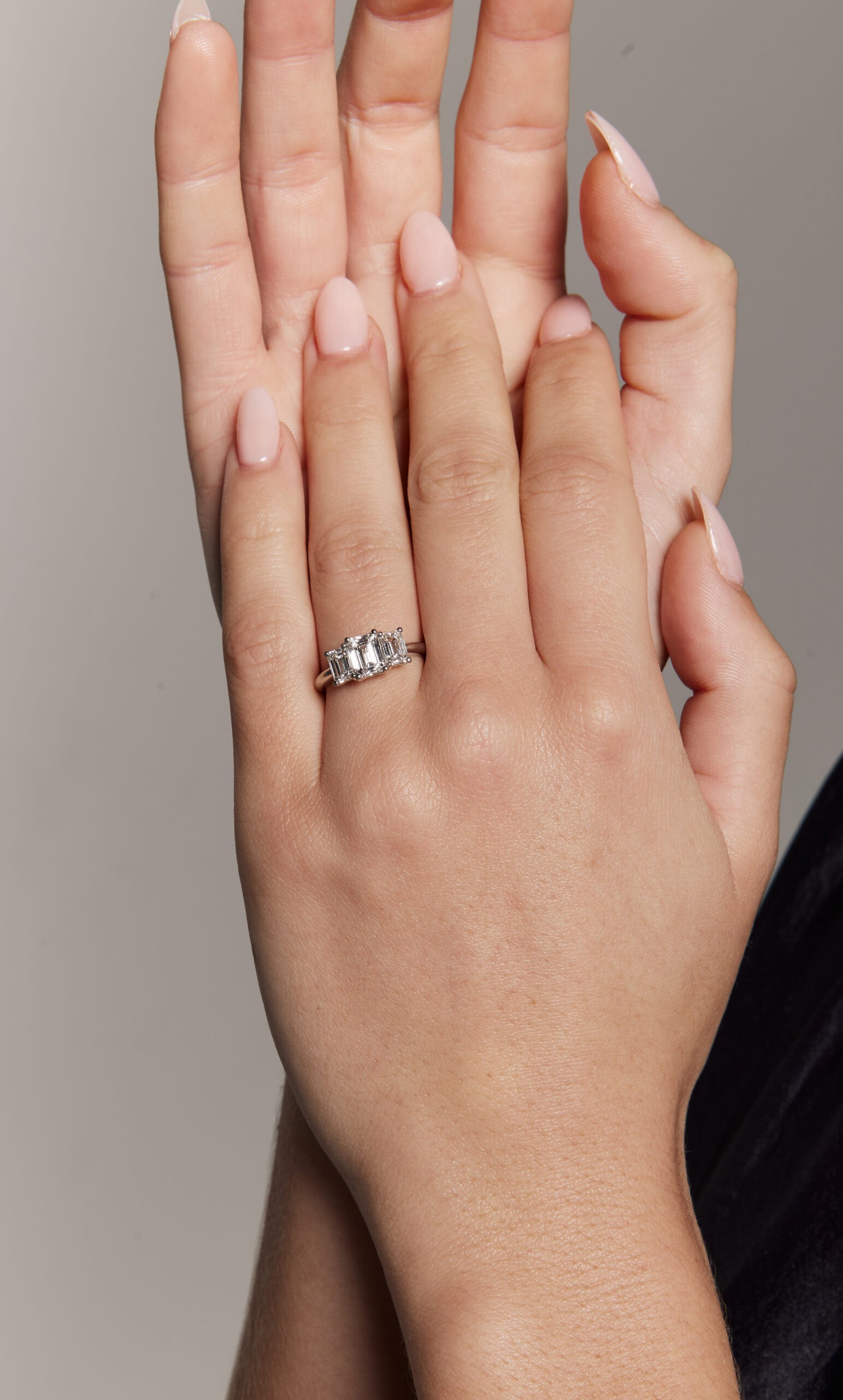 Emerald Cut Diamond Engagement ring