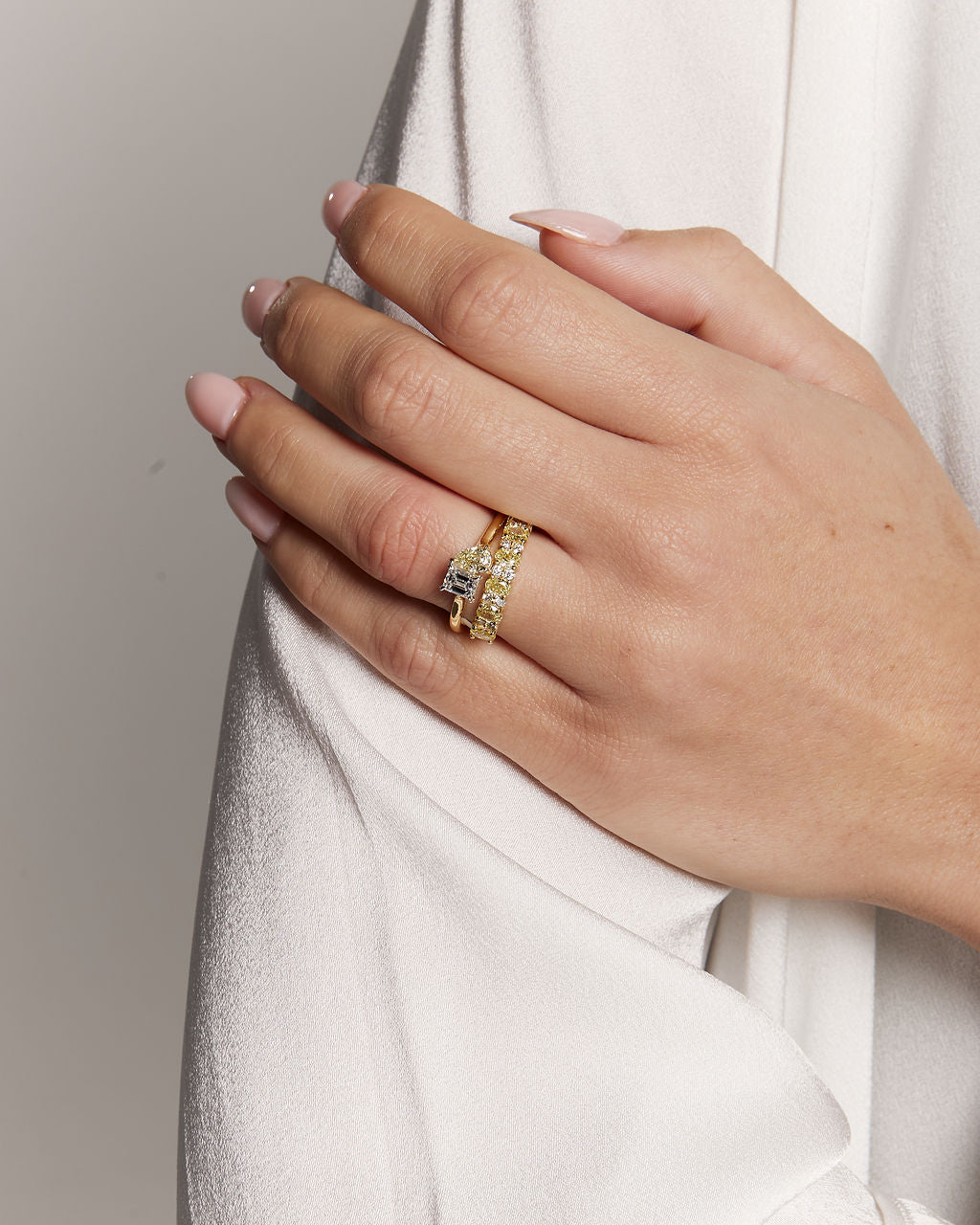 Fancy Intense Yellow Diamond Ring