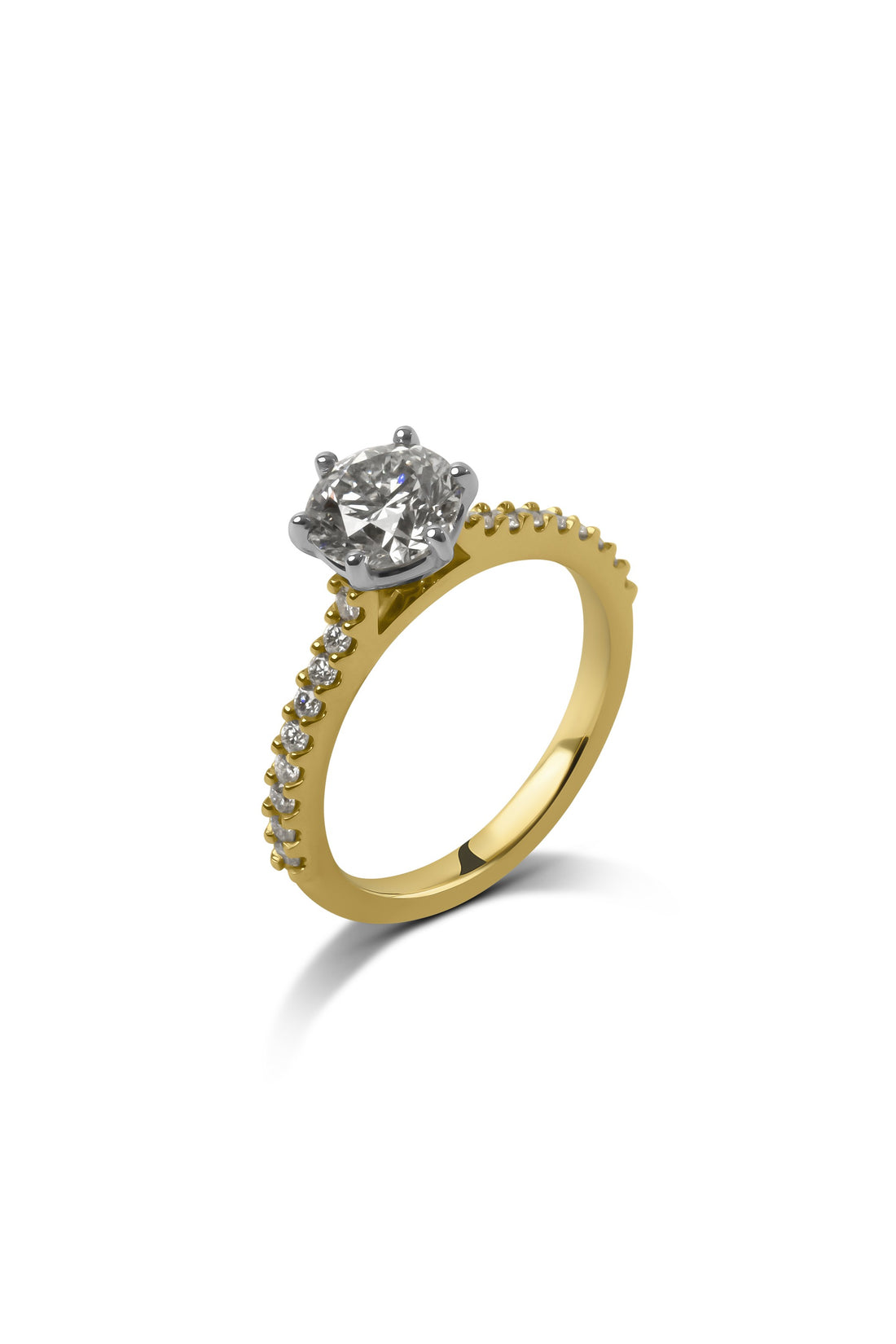 1.30ct Round Brilliant Cut Diamond Engagement Ring