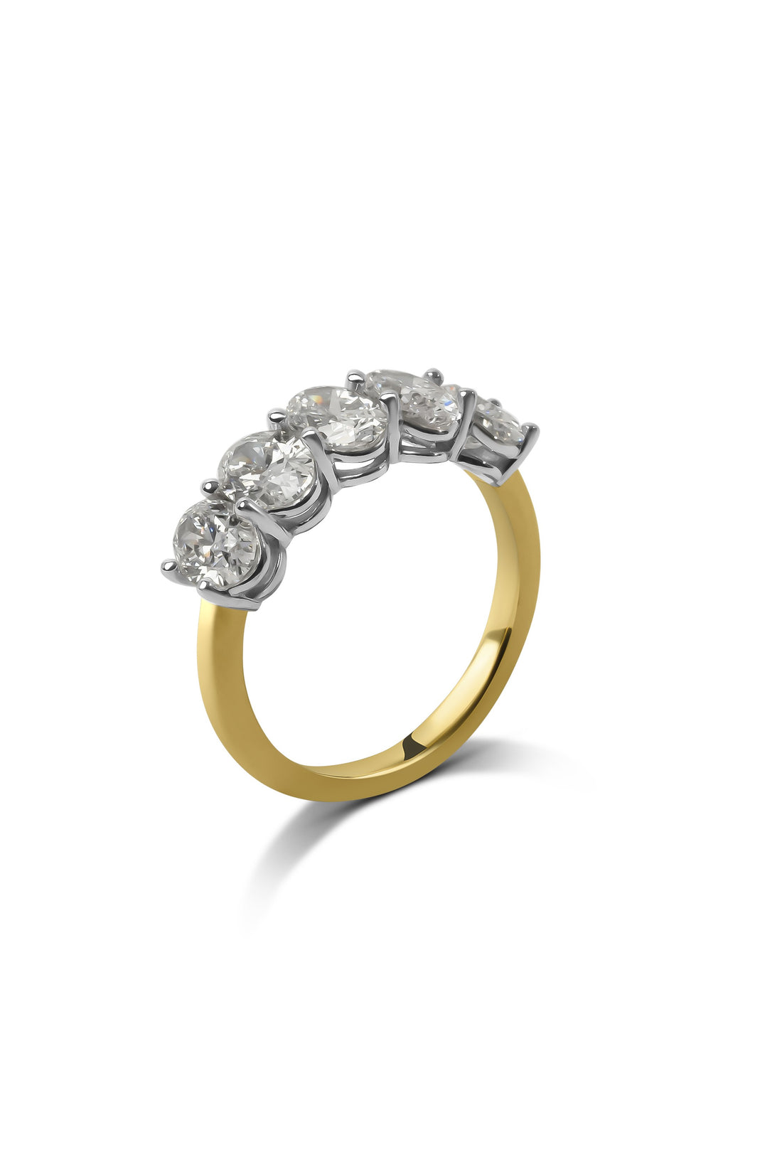 Oval Cut Diamond Five Stone
