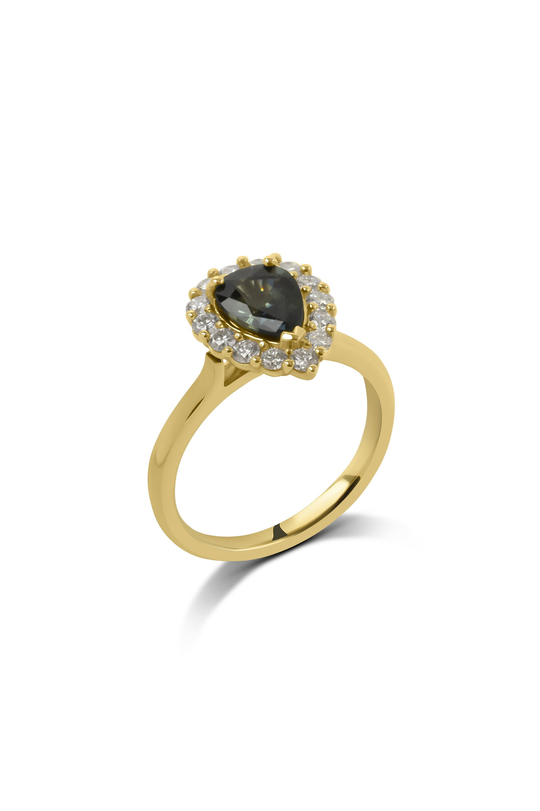18ct Yellow Gold Australian Parti Sapphire