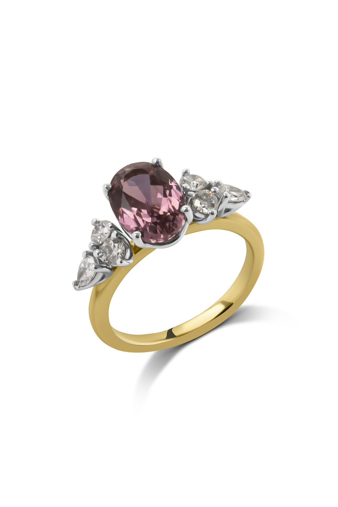 Tourmaline and Diamond Ring