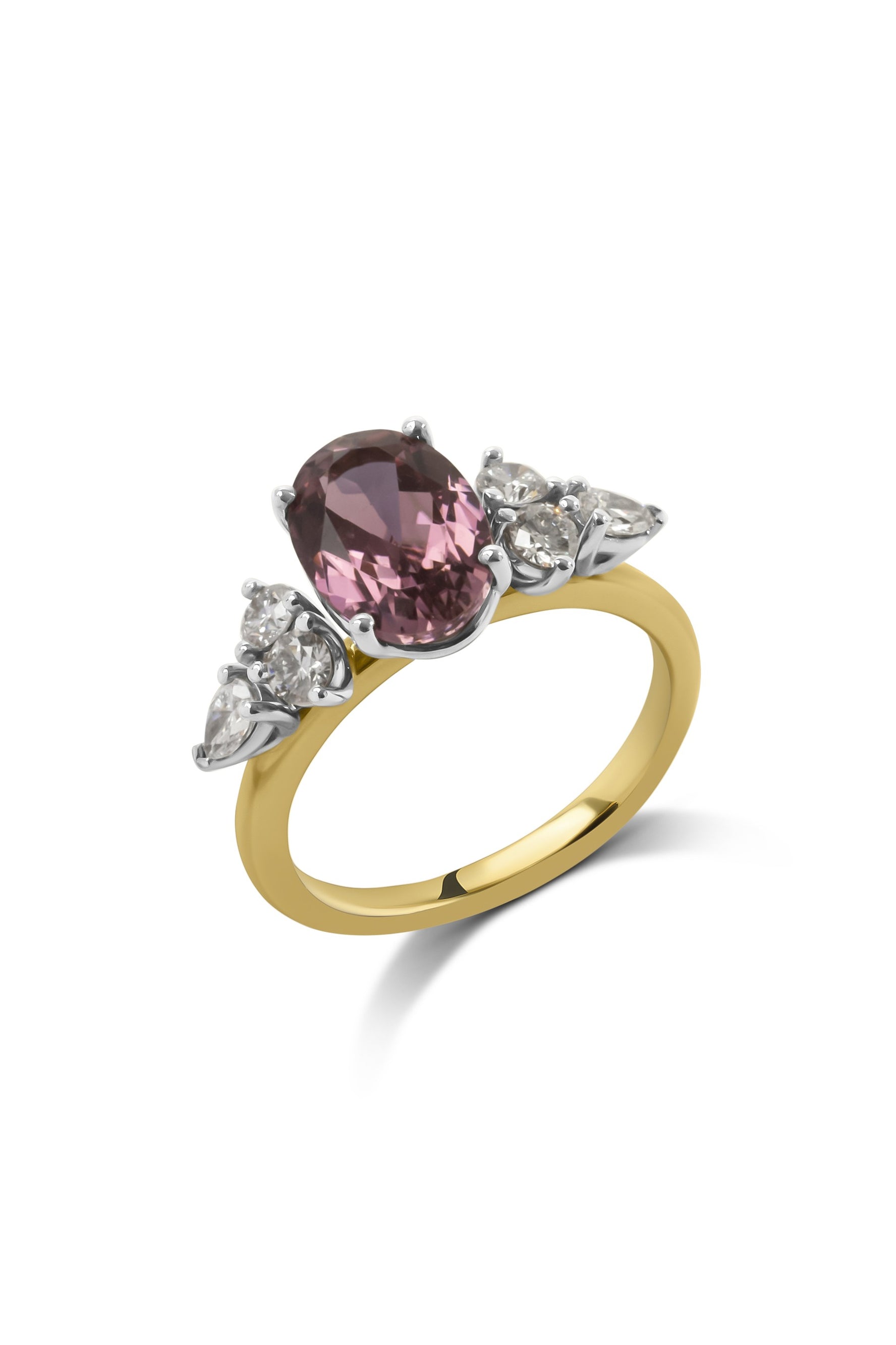 Tourmaline and Diamond Ring
