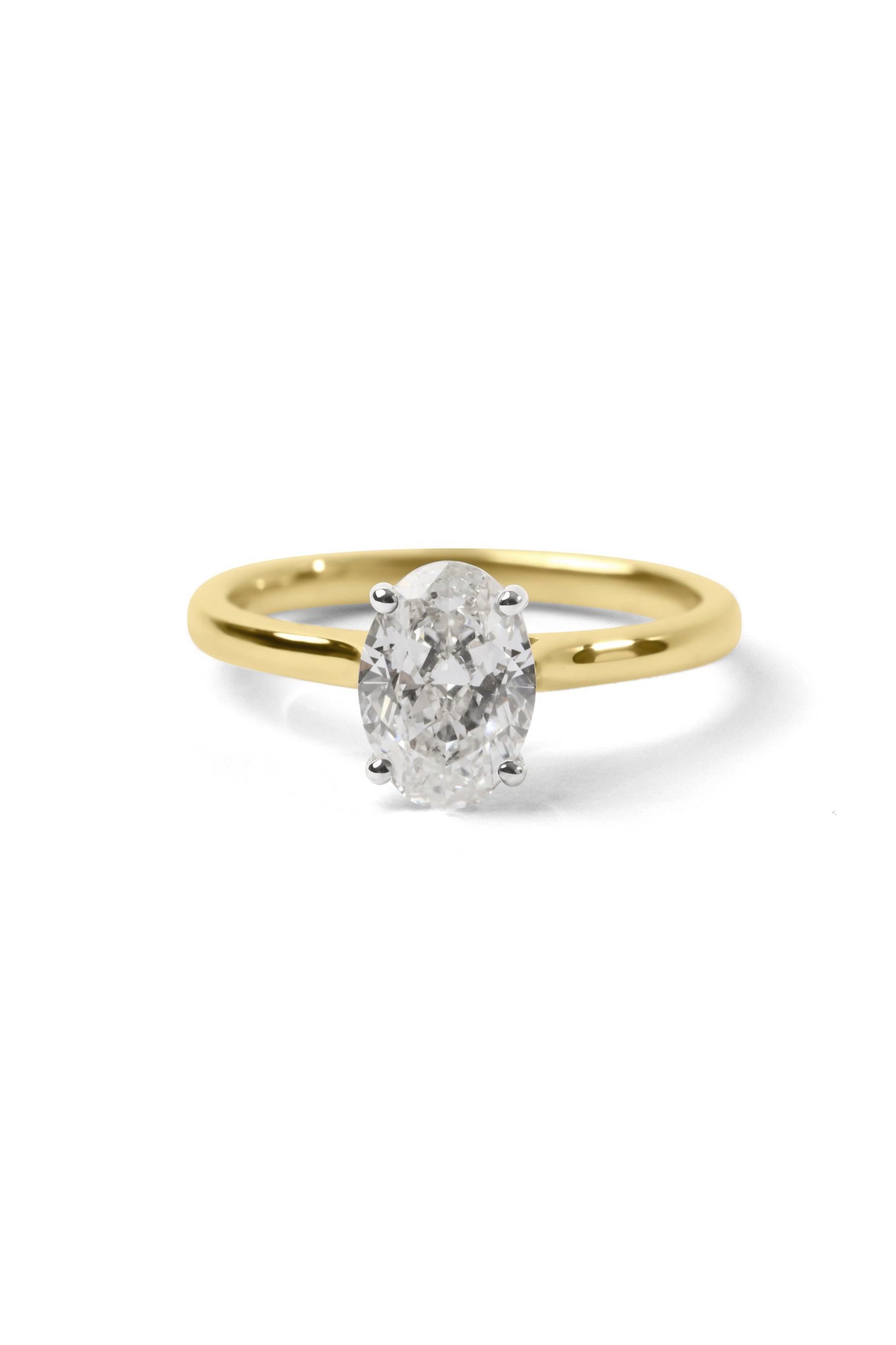 Oval Cut Diamond Solitaire