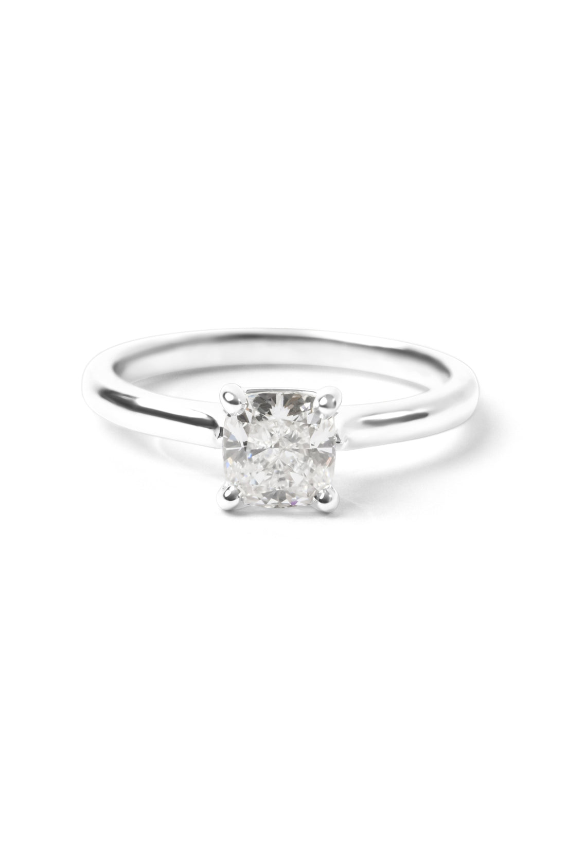 1ct Cushion Cut Diamond Solitaire