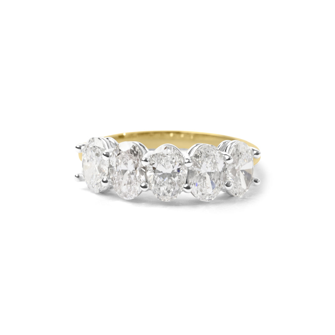 Oval Cut Diamond Five Stone