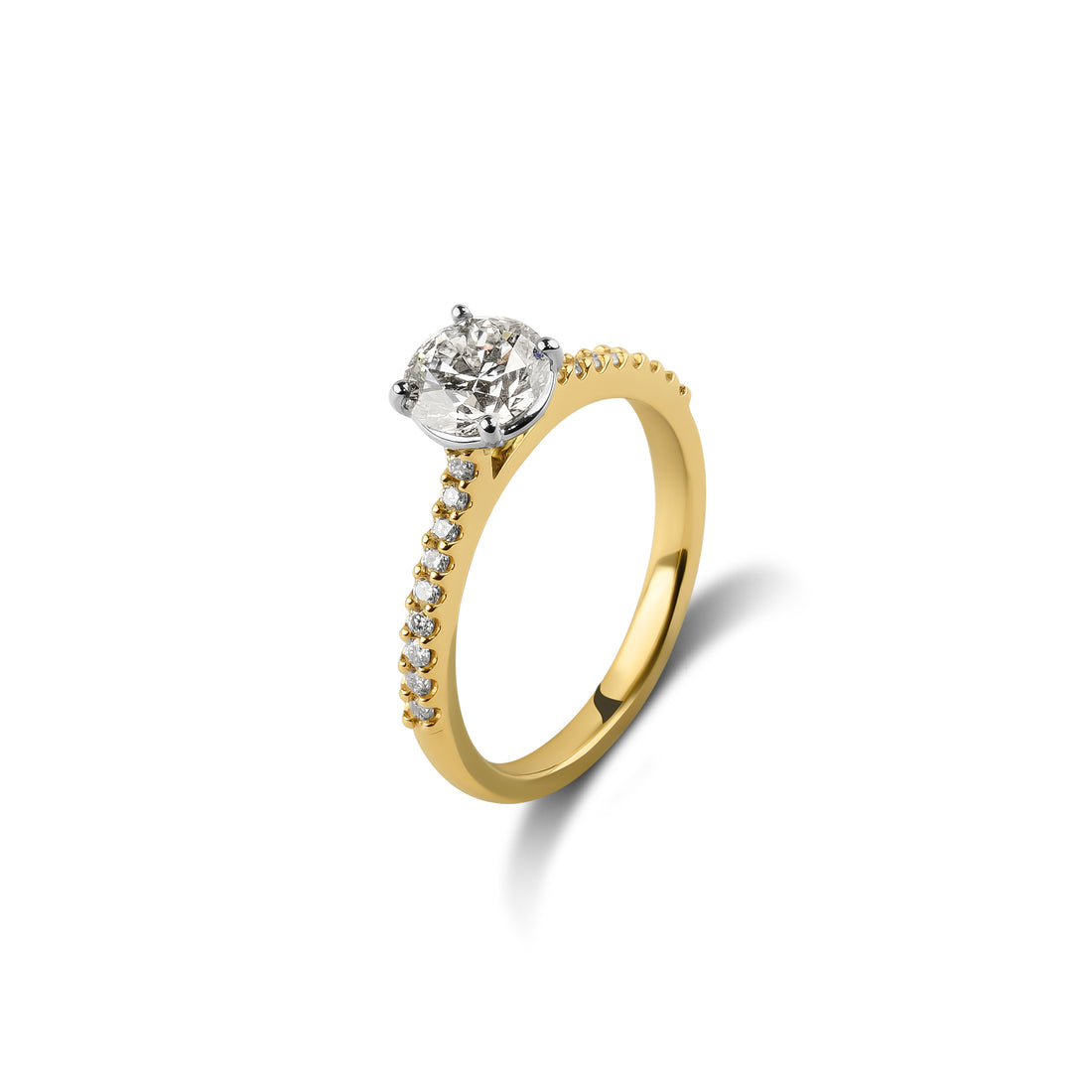 Four Claw 1ct Diamond Engagement Ring