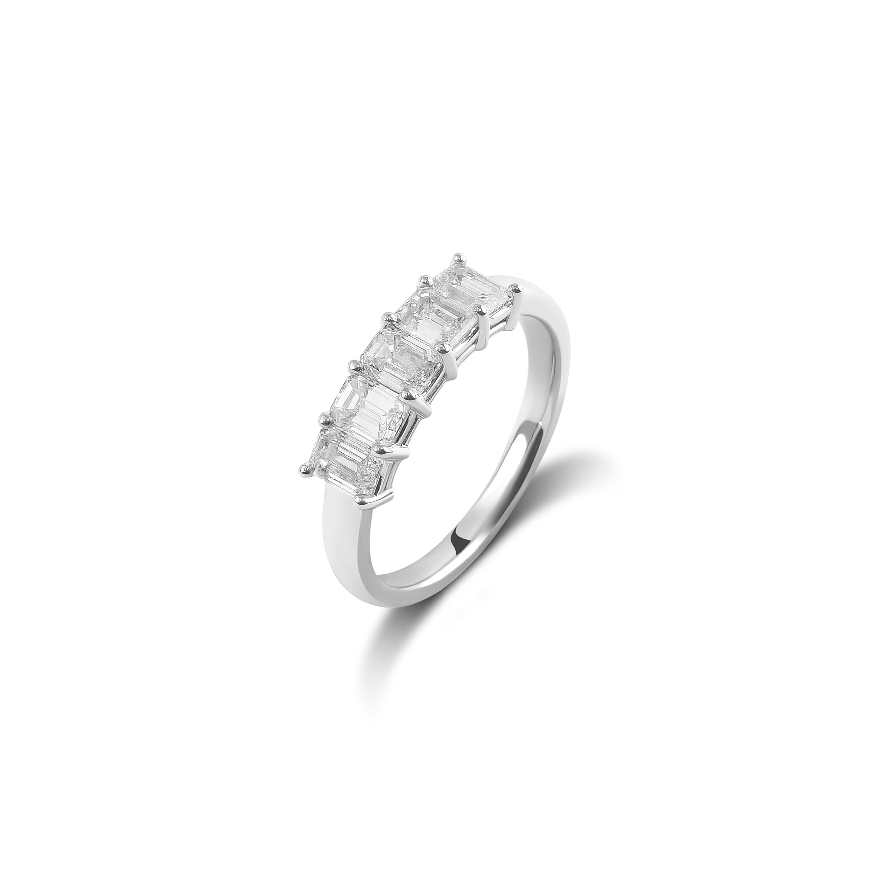 Emerald Cut Diamond Eternity Ring