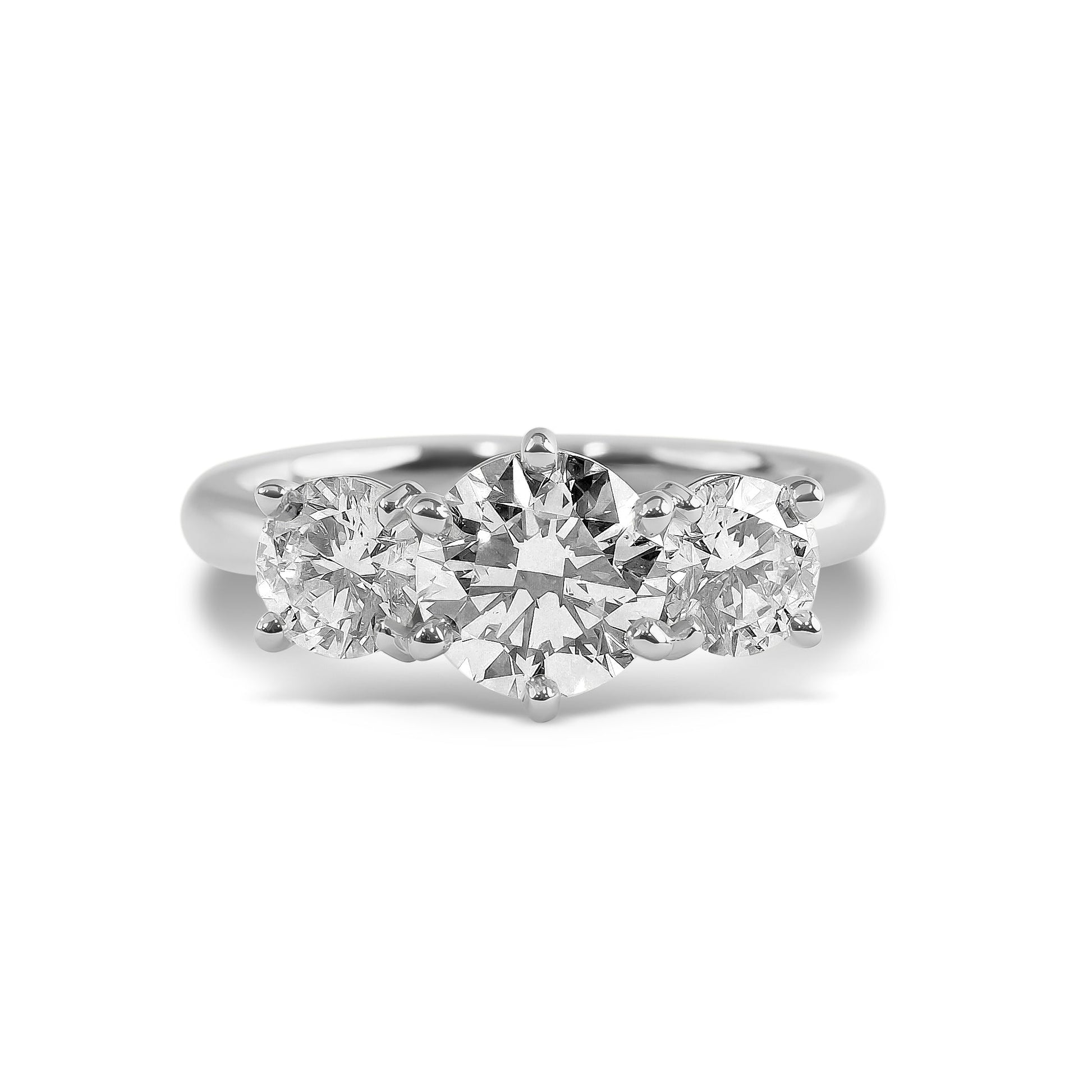 Round Brilliant Cut Trilogy 