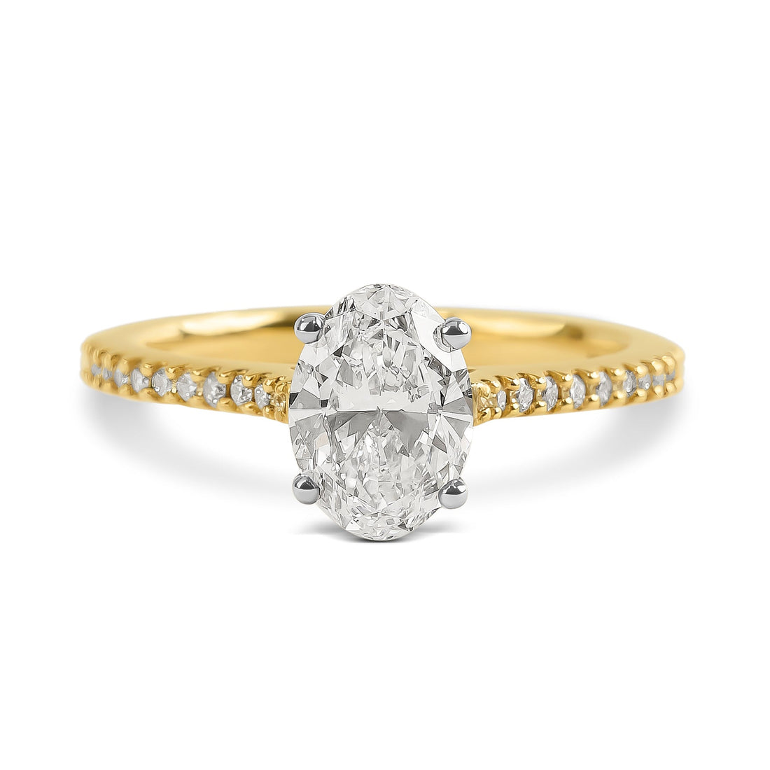 1.20ct Oval Cut Diamond Engagement Ring