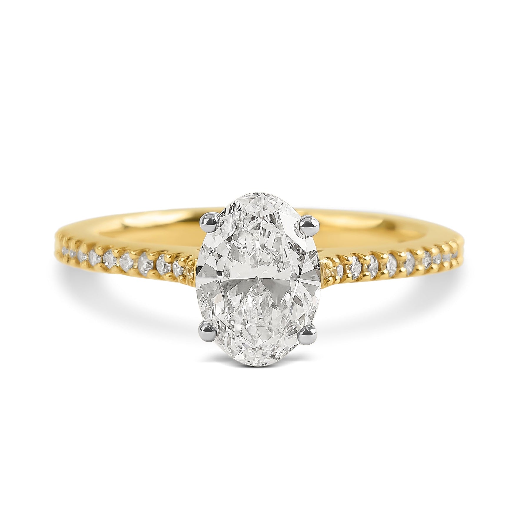 1.20ct Oval Cut Diamond Engagement Ring