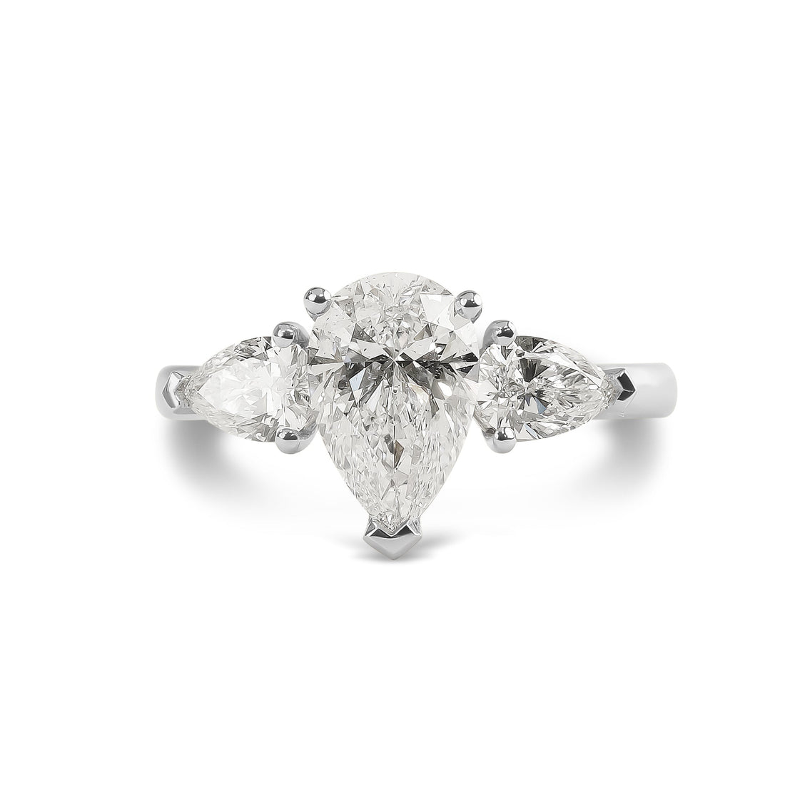 Pear Cut Diamond Trilogy