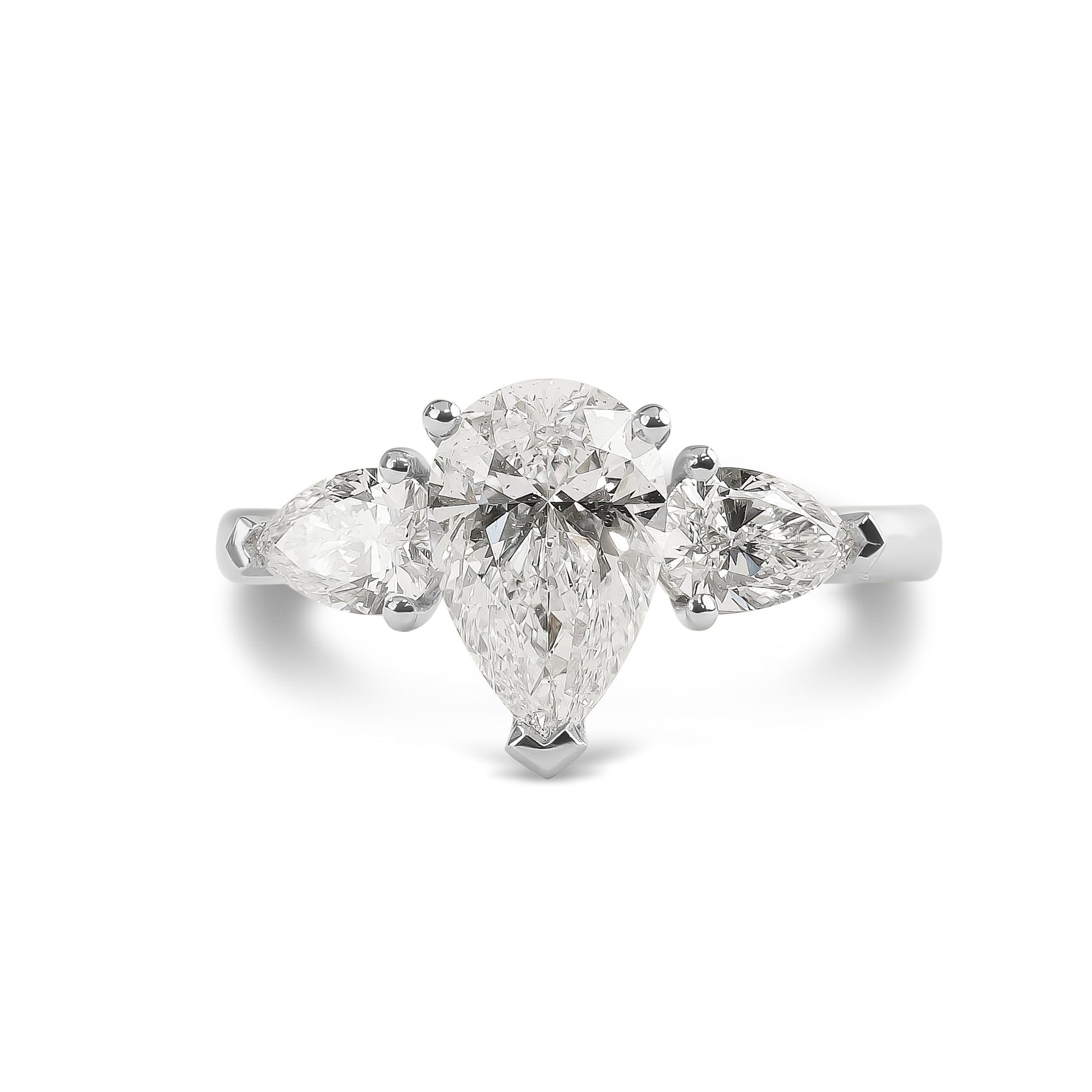 Pear Cut Diamond Trilogy