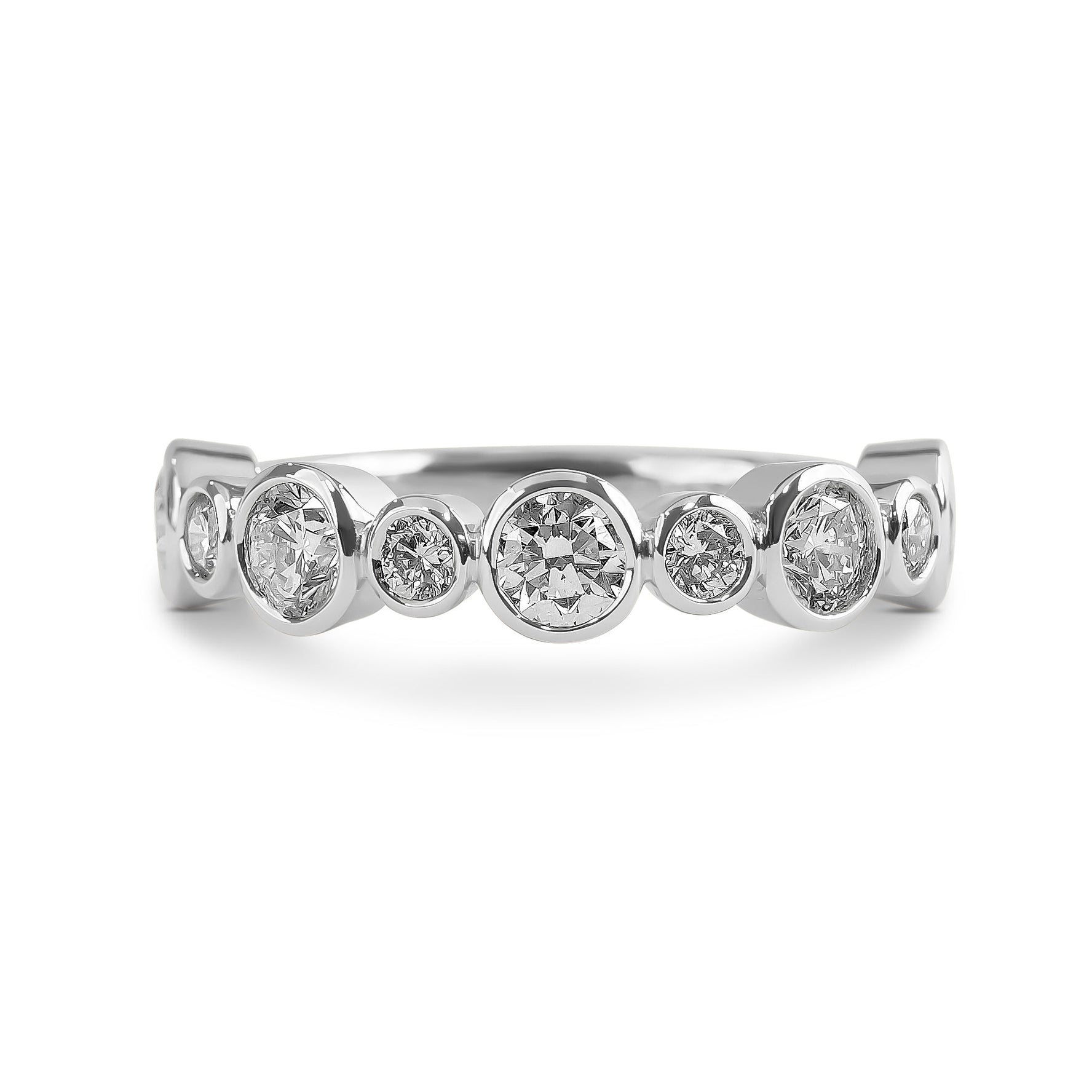 Bezel Set Diamond Band