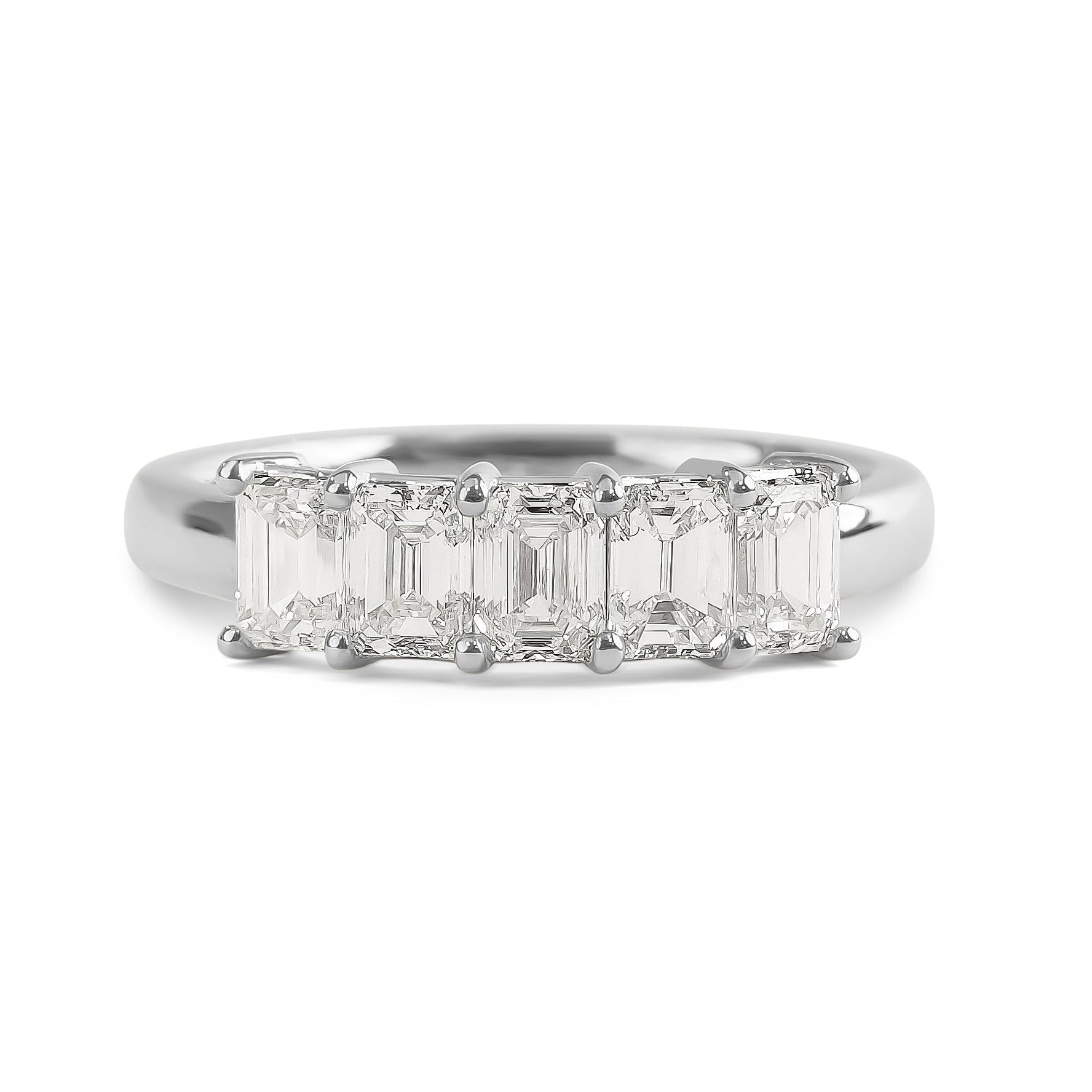 Emerald Cut Diamond Eternity Ring