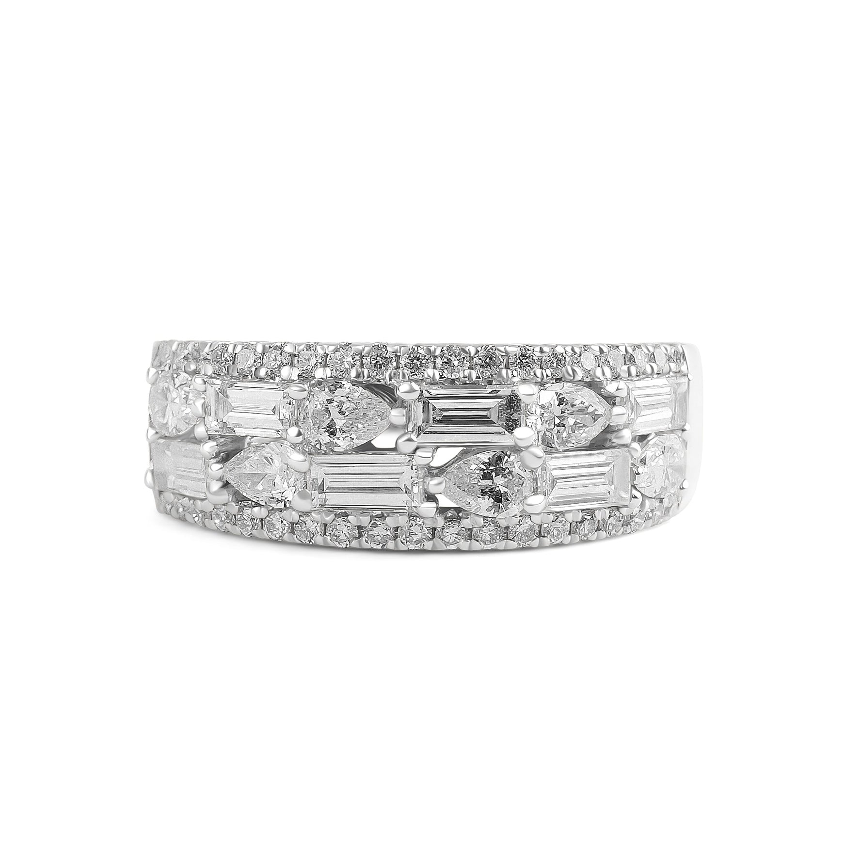 Mix Cut Diamond Cocktail ring