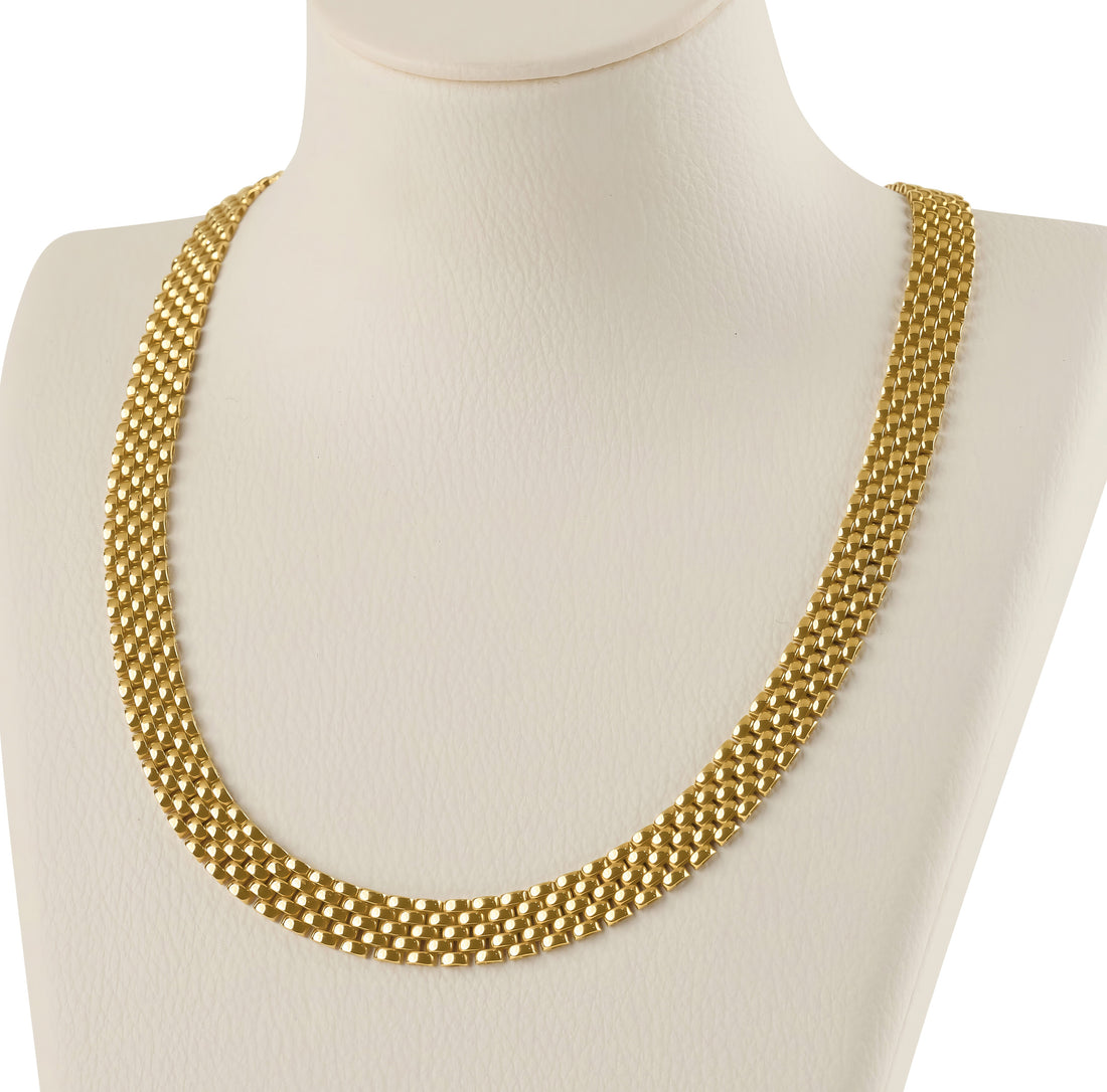 Five-Bar Statement Necklet