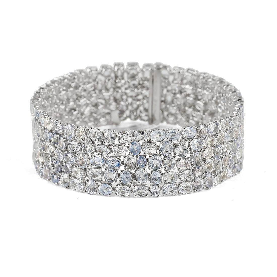 Ceylon Sapphire and Diamond Bracelet