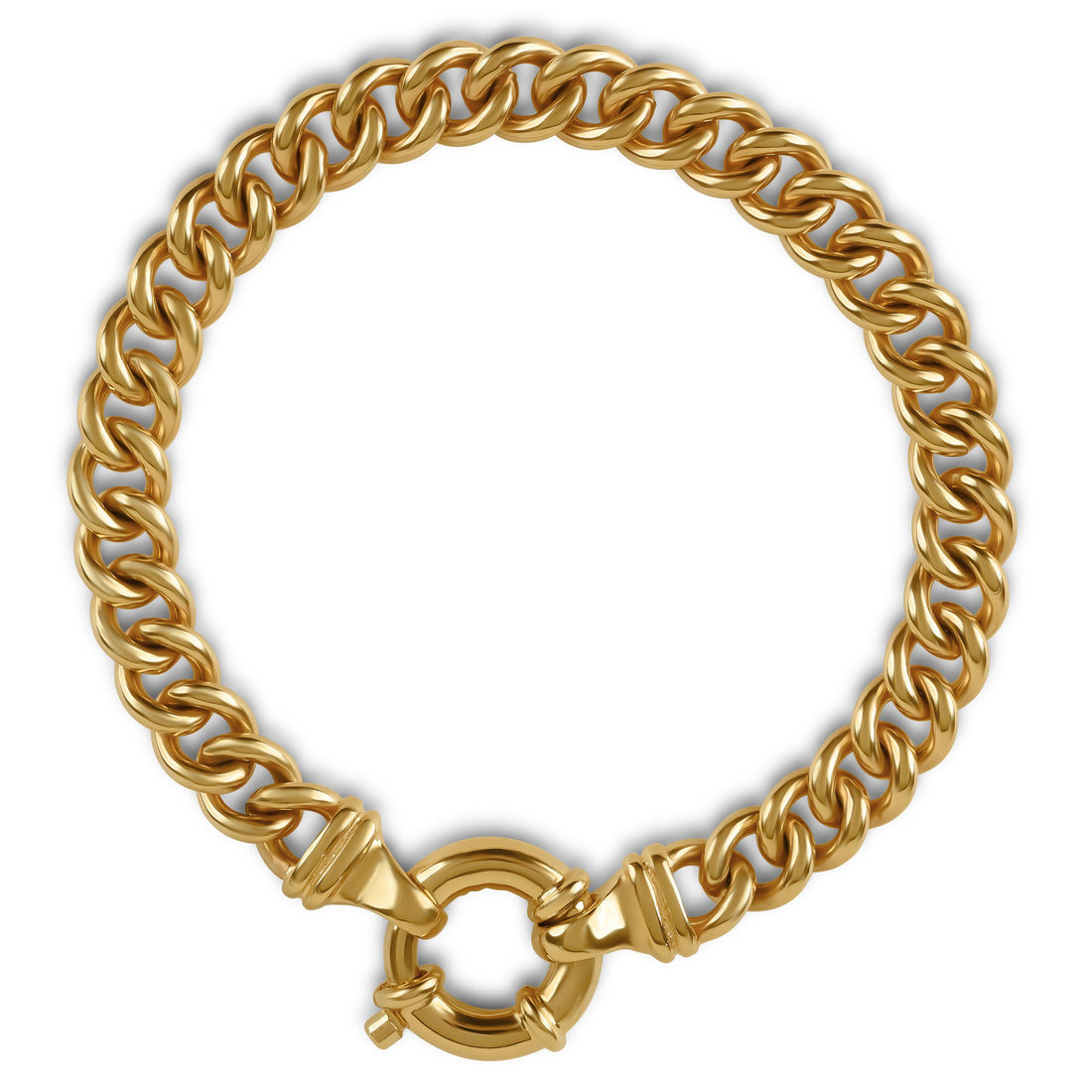 Single Link Gold Bracelet