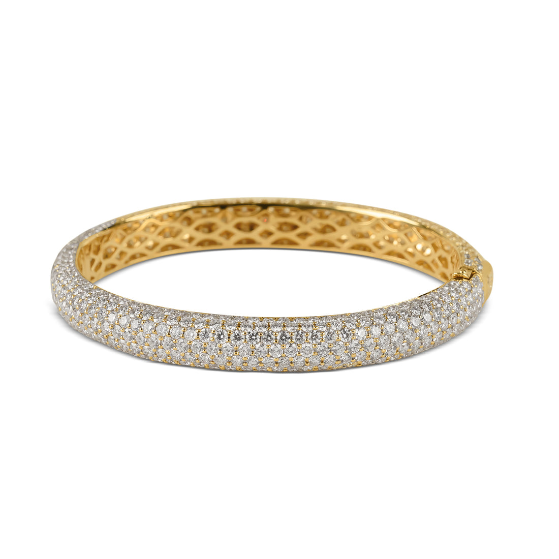Diamond Pavé Hinge Bangle