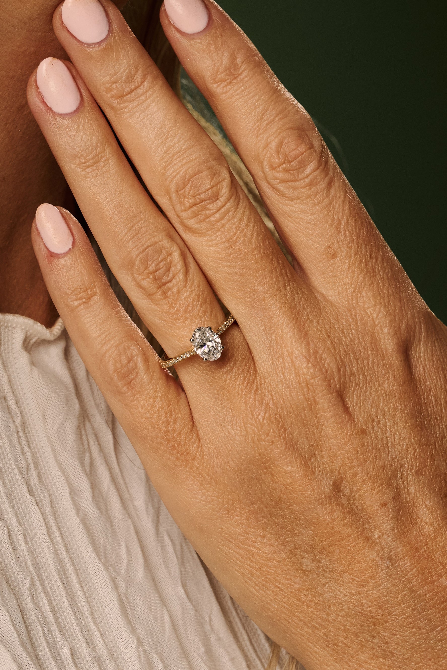 1.20ct Oval Cut Diamond Engagement Ring