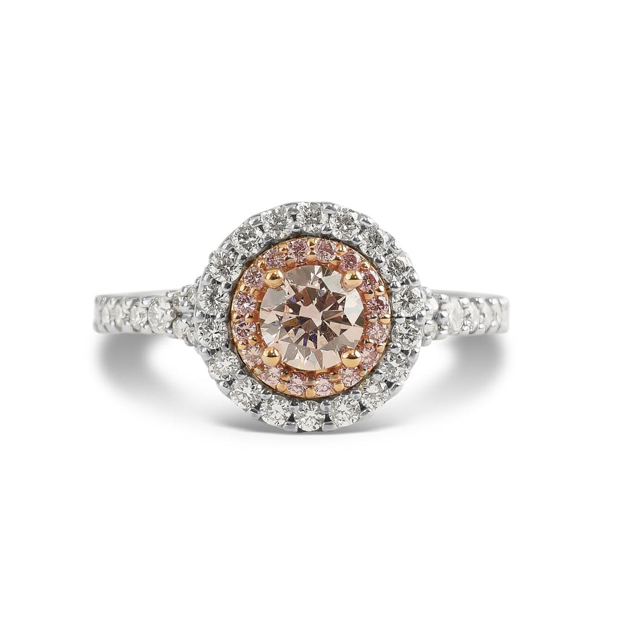 Pink Diamond Ring