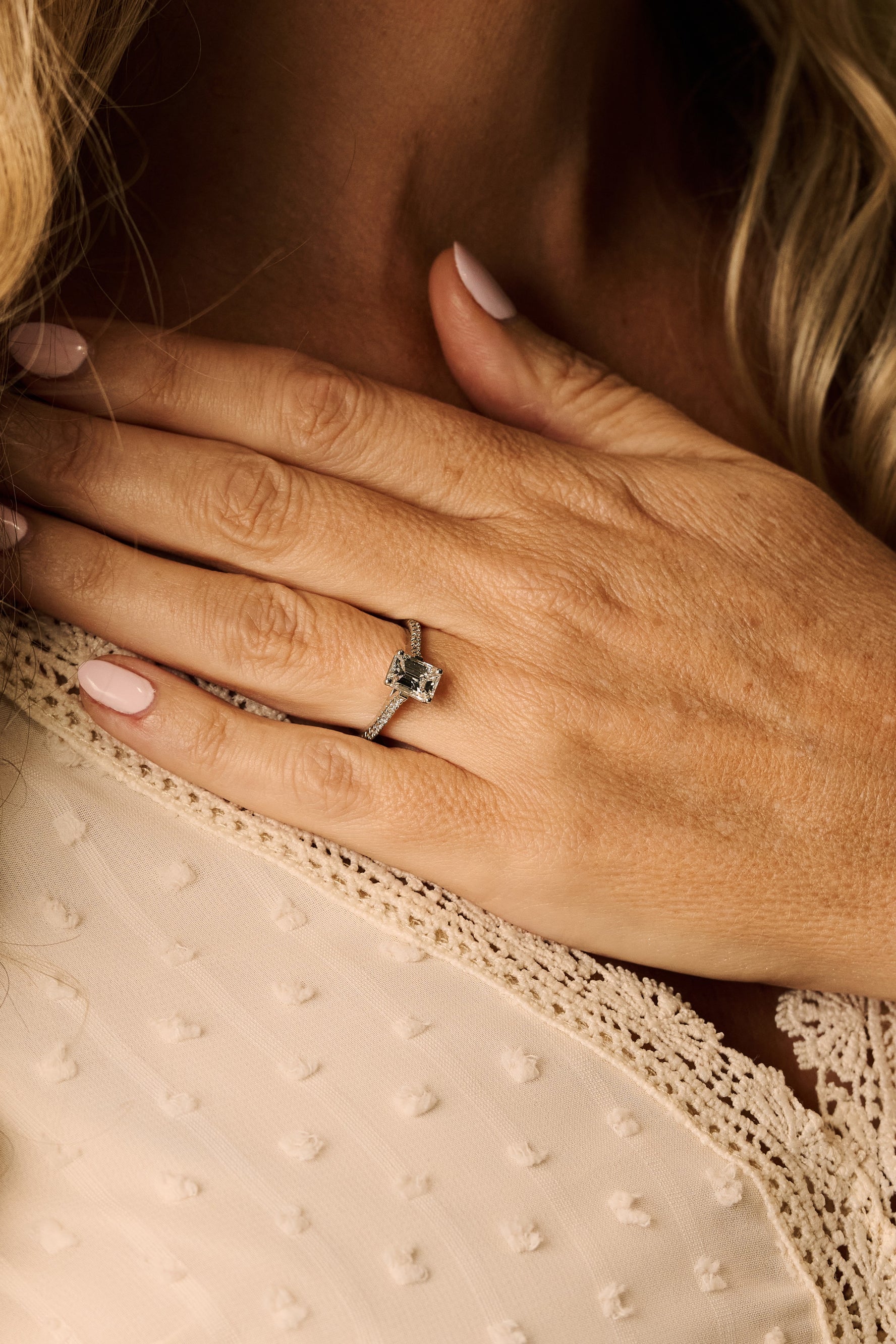 1.50ct Emerald Cut Engagement Ring