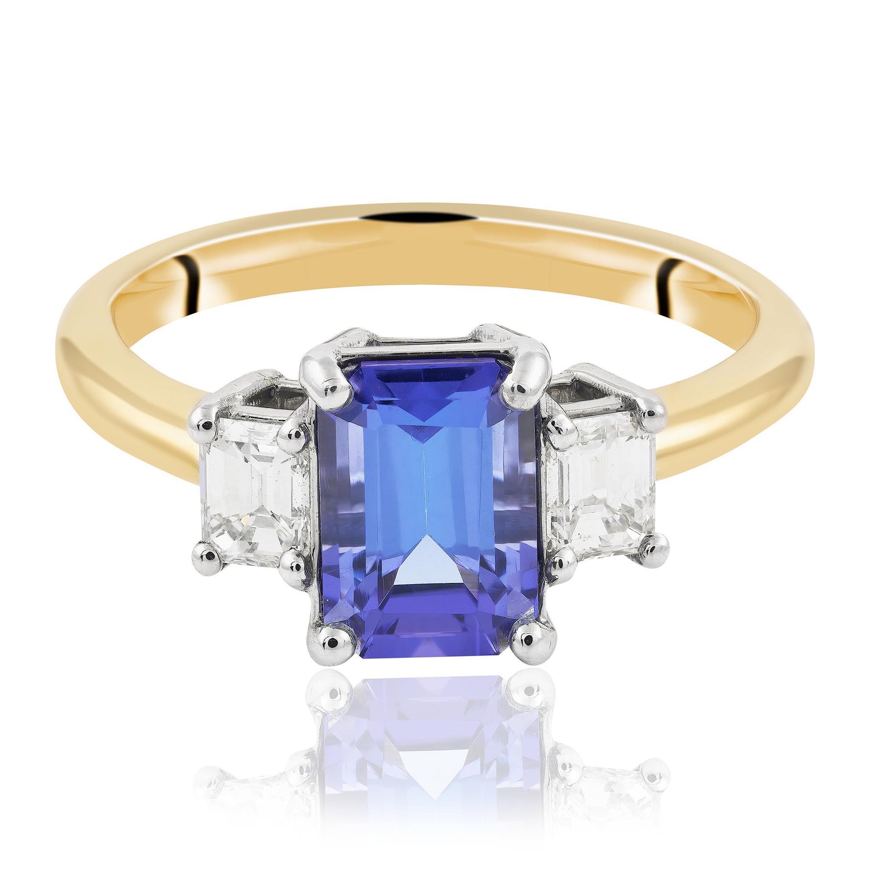 Tanzanite and Diamond Ring