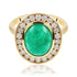 Emerald and Diamond Ring