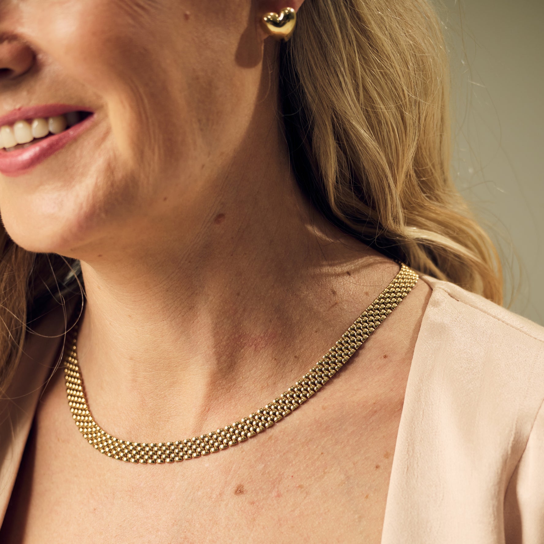 Five-Bar Statement Necklet