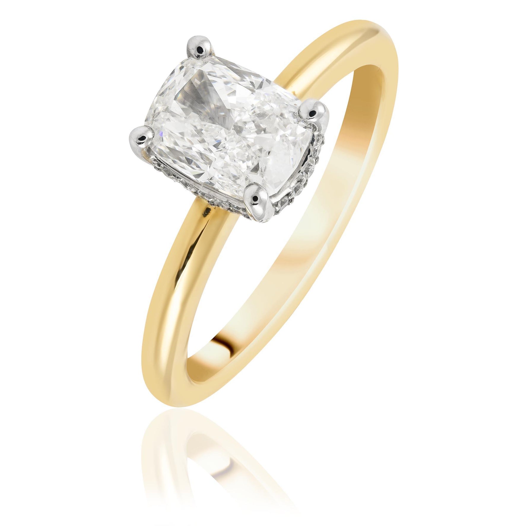 Cushion Cut Diamond Ring