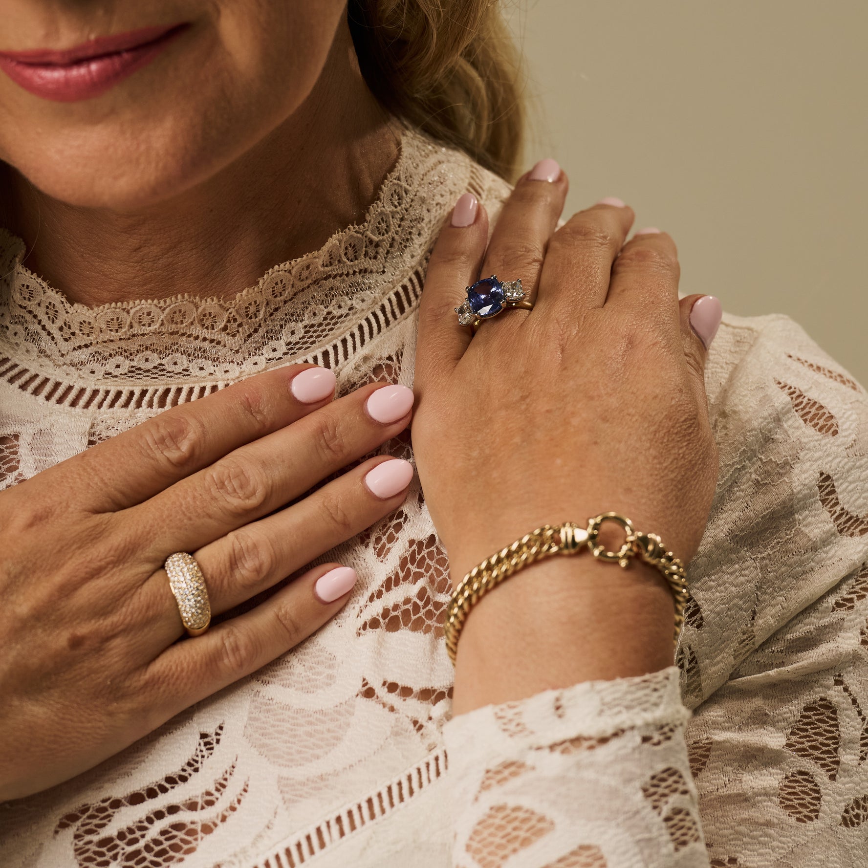 9ct Yellow Gold Double Link Bracelet