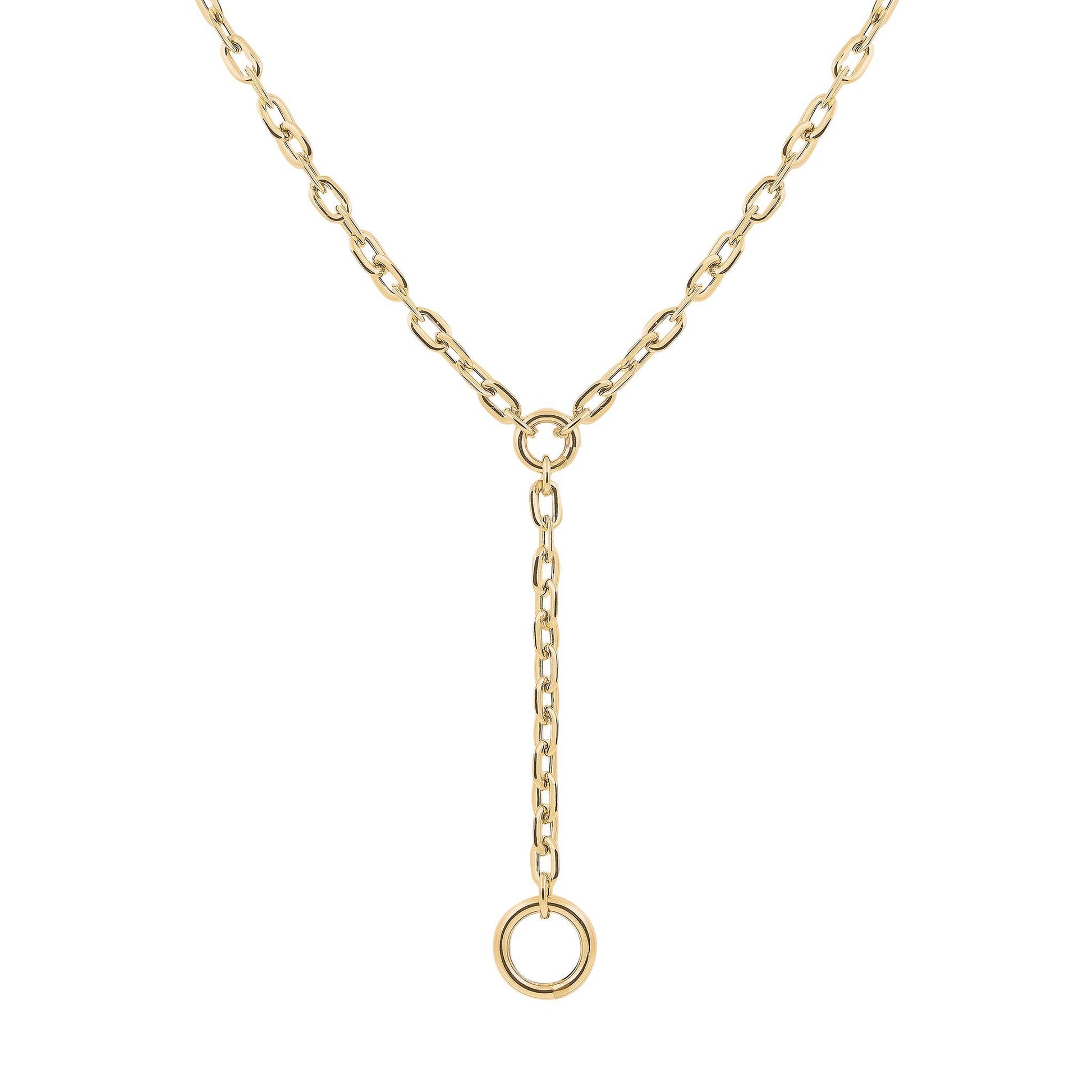 18ct Yellow Gold Trace Necklet