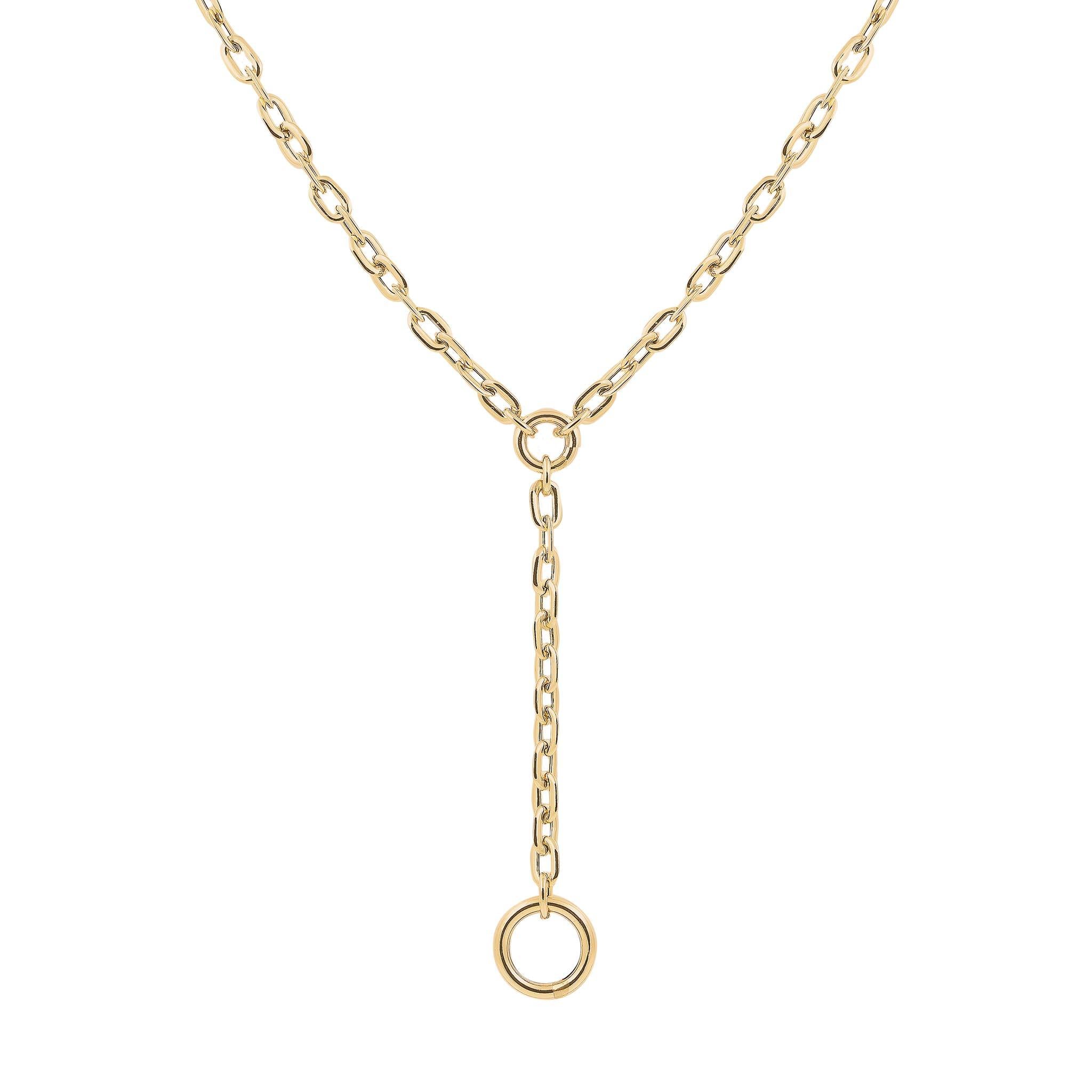18ct Yellow Gold Trace Necklet