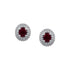 Ruby and Diamond Earrings