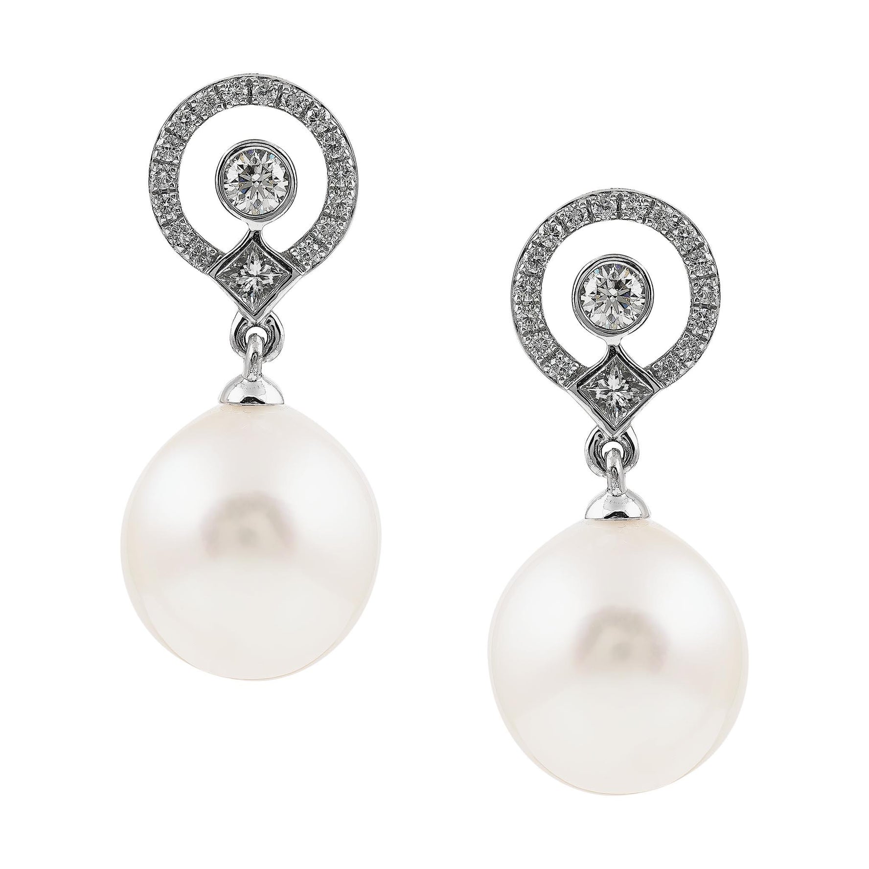South Sea Pearl Drop Earrings