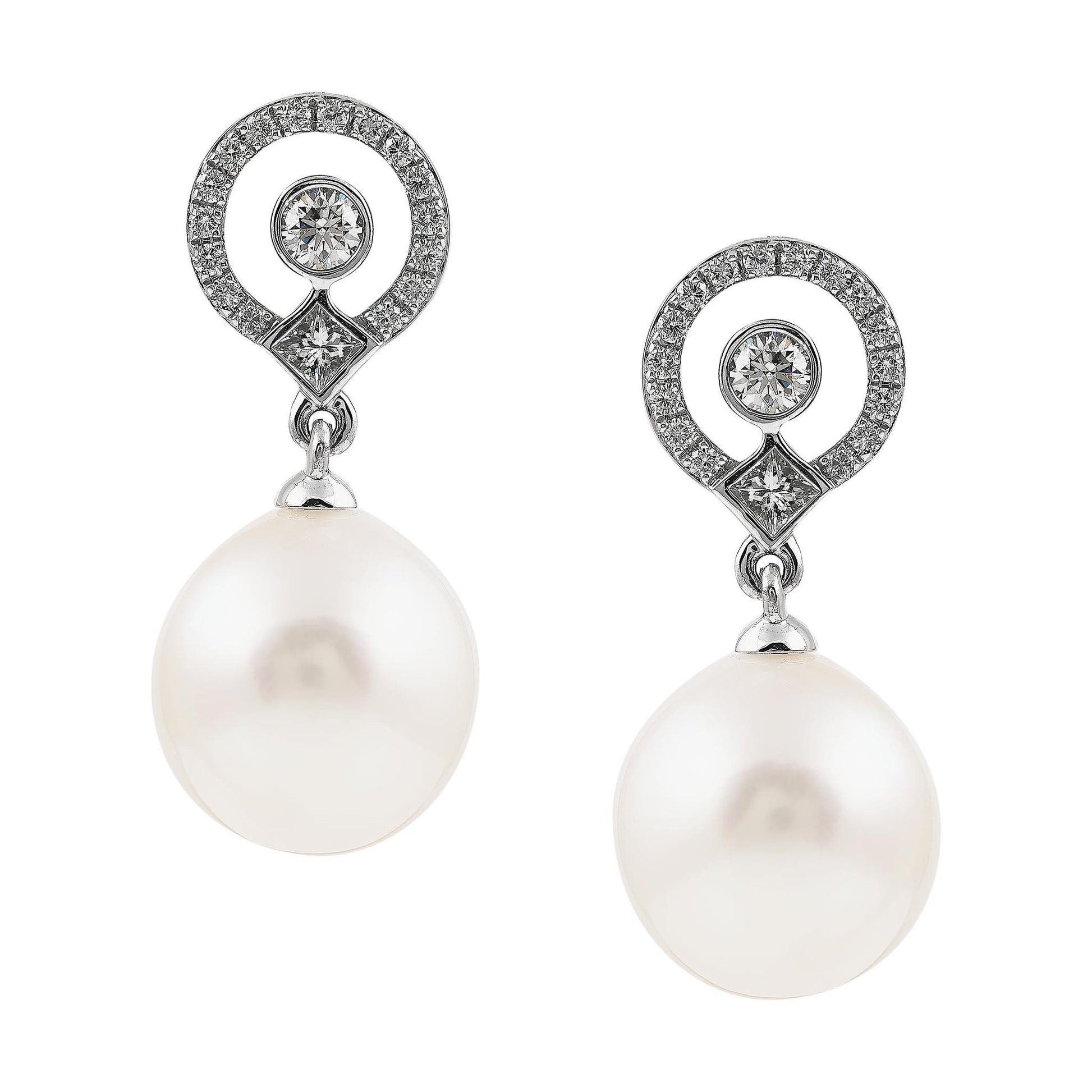 South Sea Pearl Drop Earrings