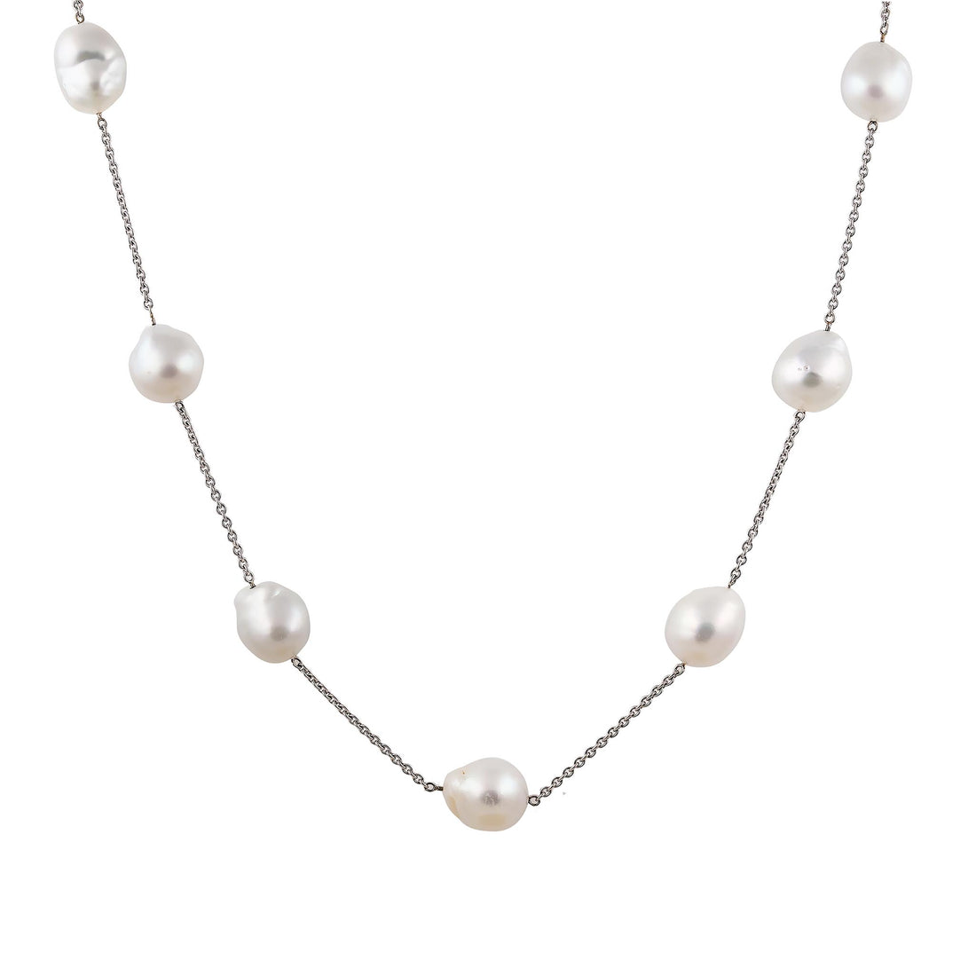 South Sea Pearl and Chain Necklet