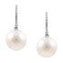 Pearl and diamond Earrings