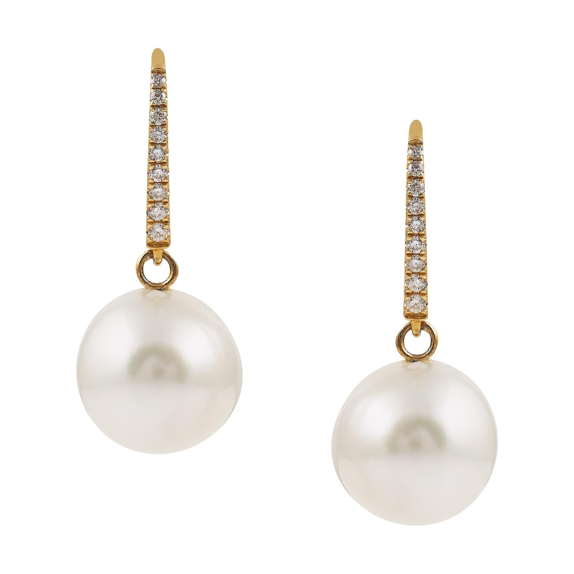 South Sea Pearl Drop Earrings