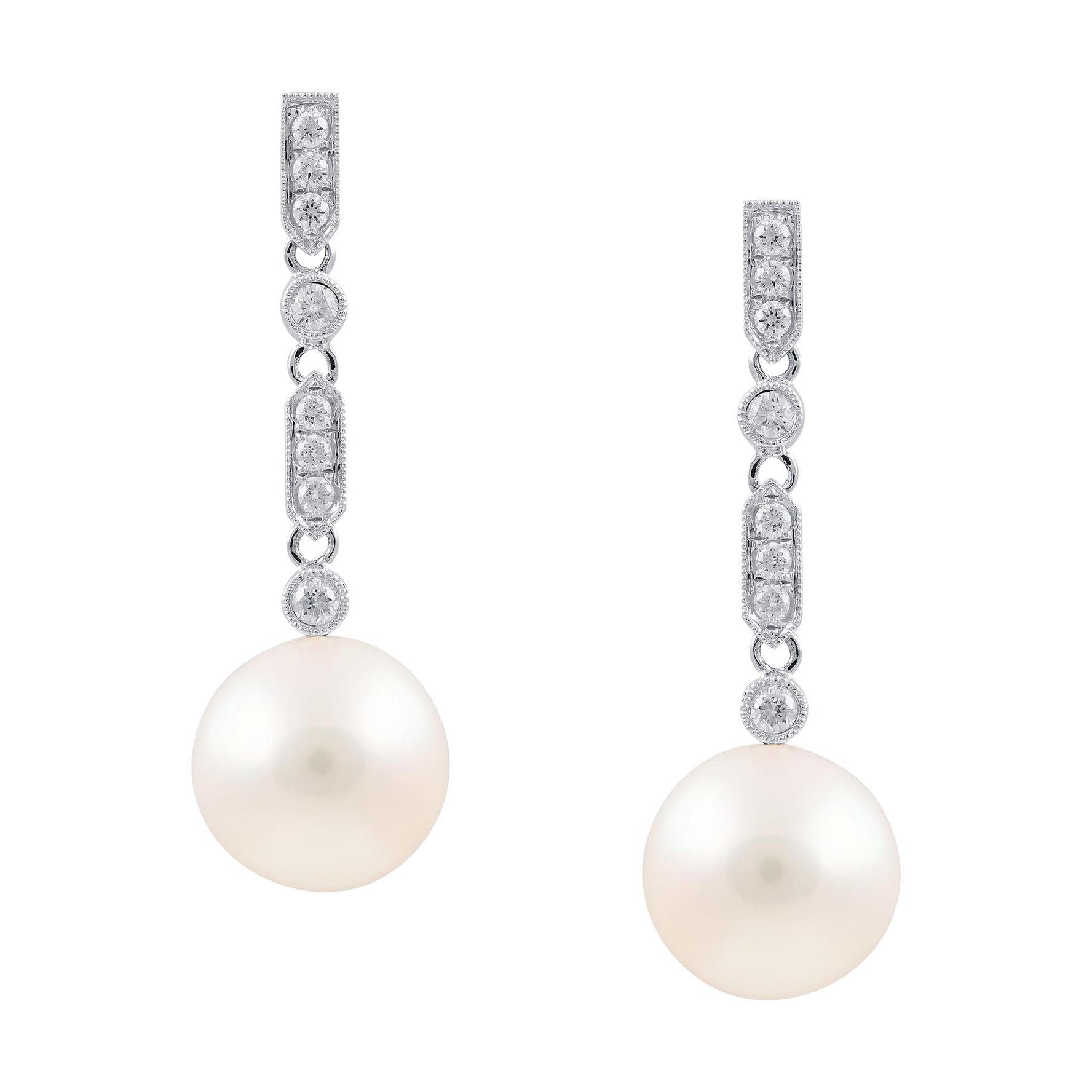 South Sea pearl earrings