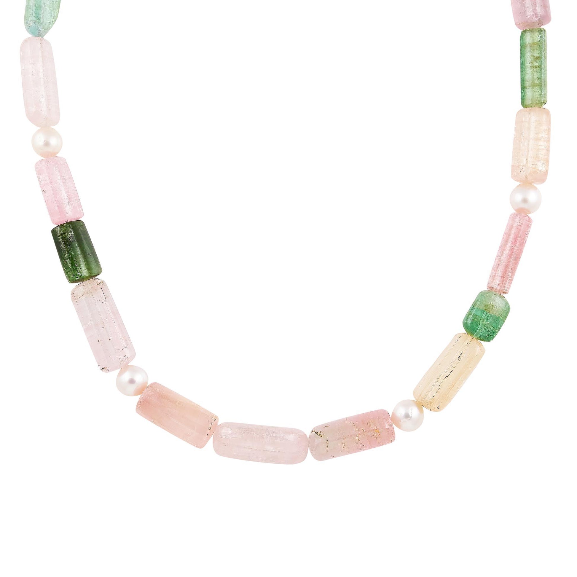 Tourmaline and Pearl Necklet